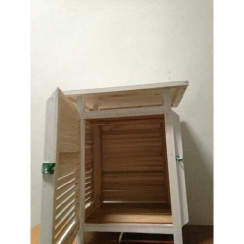 (jiaji)百葉箱氣象站鋼木支架教學儀器實驗器材文化用品實木高